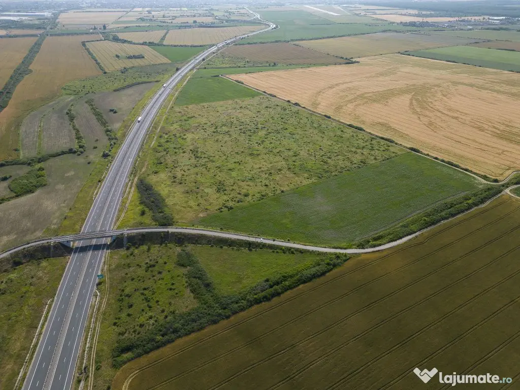 Teren 12 ha la Autostrada A1 cu PUZ aprobat 
