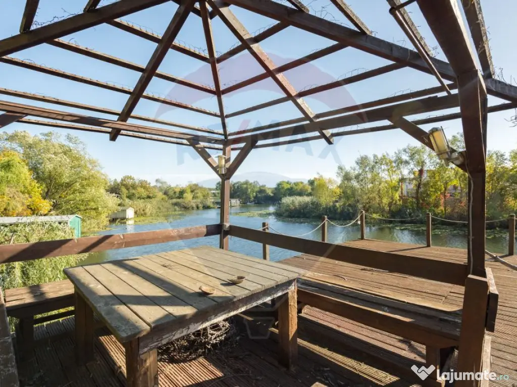 Vila 474 mp utili deschidere direct lac Snagov 1250 mp teren 