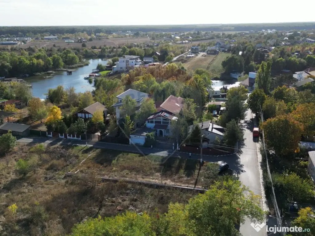 Vila 474 mp utili deschidere direct lac Snagov 1250 mp teren 