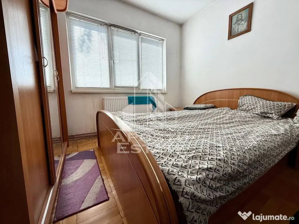 Apartament cu 3 camere, etajul 1, centrala proprie, zona ... 