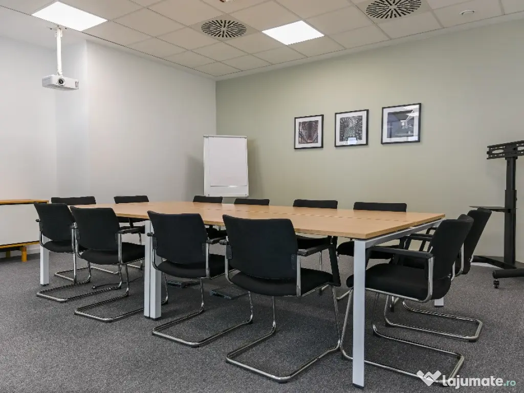 Spațiu de birou privat pentru 3 persoane în Regus Vox Technology Park 