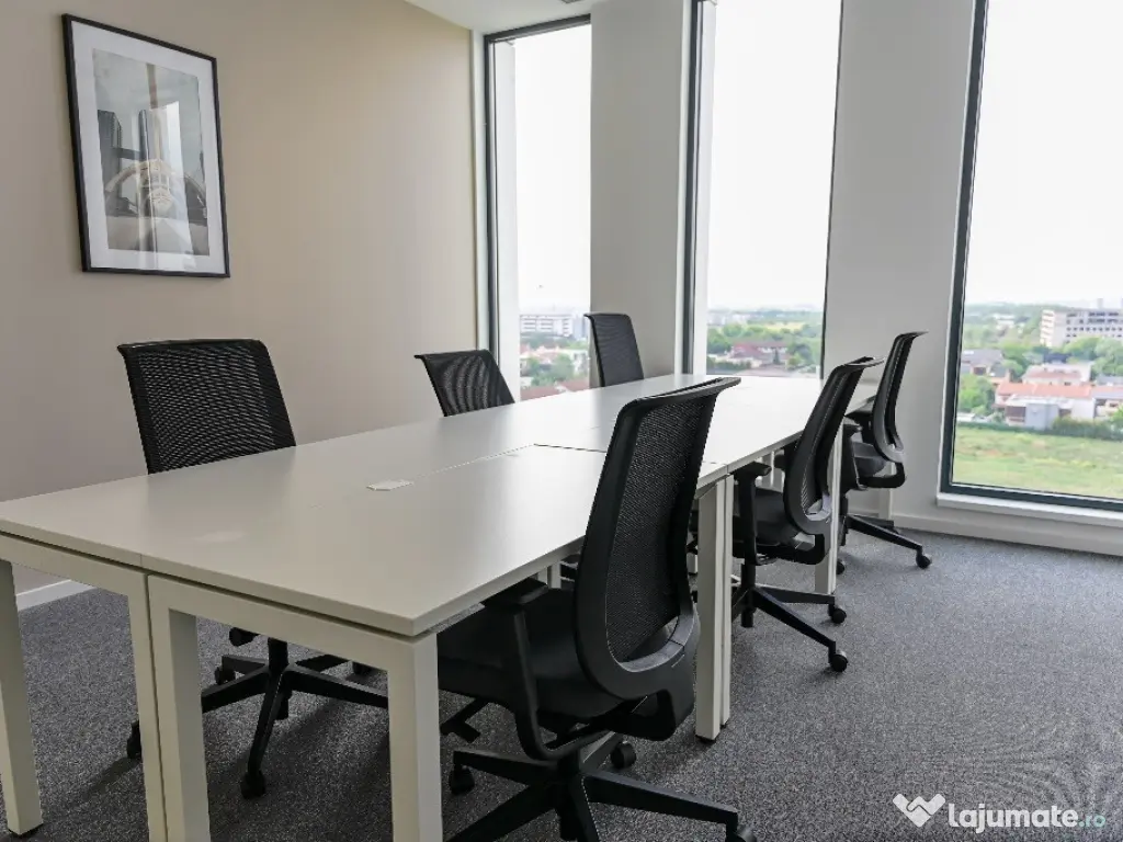 Spațiu de birou privat pentru 3 persoane în Regus Vox Technology Park 