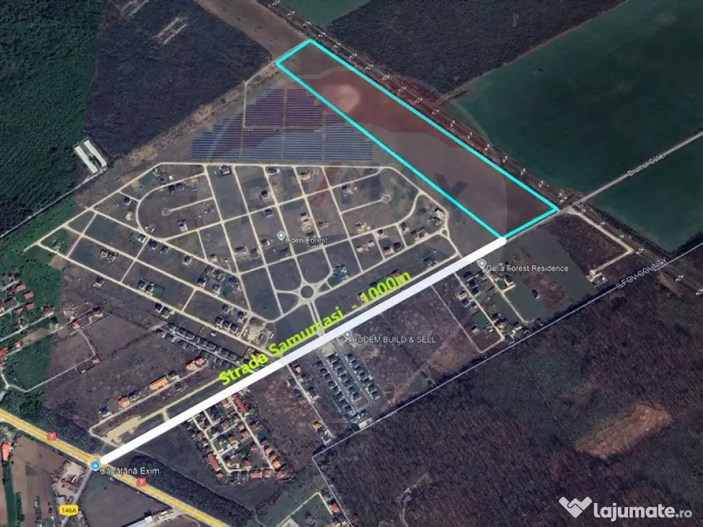 Teren pentru constructii 9.9 ha/locatie strategica,