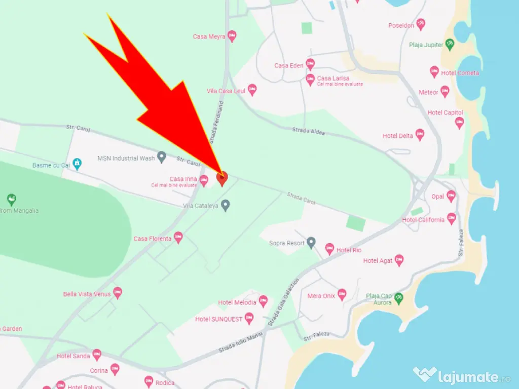 Teren de vanzare Venus Cap Aurora - Hotel Mera Onix