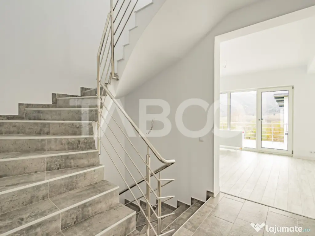 Casa individuala de vanzare 177 mpu 5 camere garaj 3 terase 