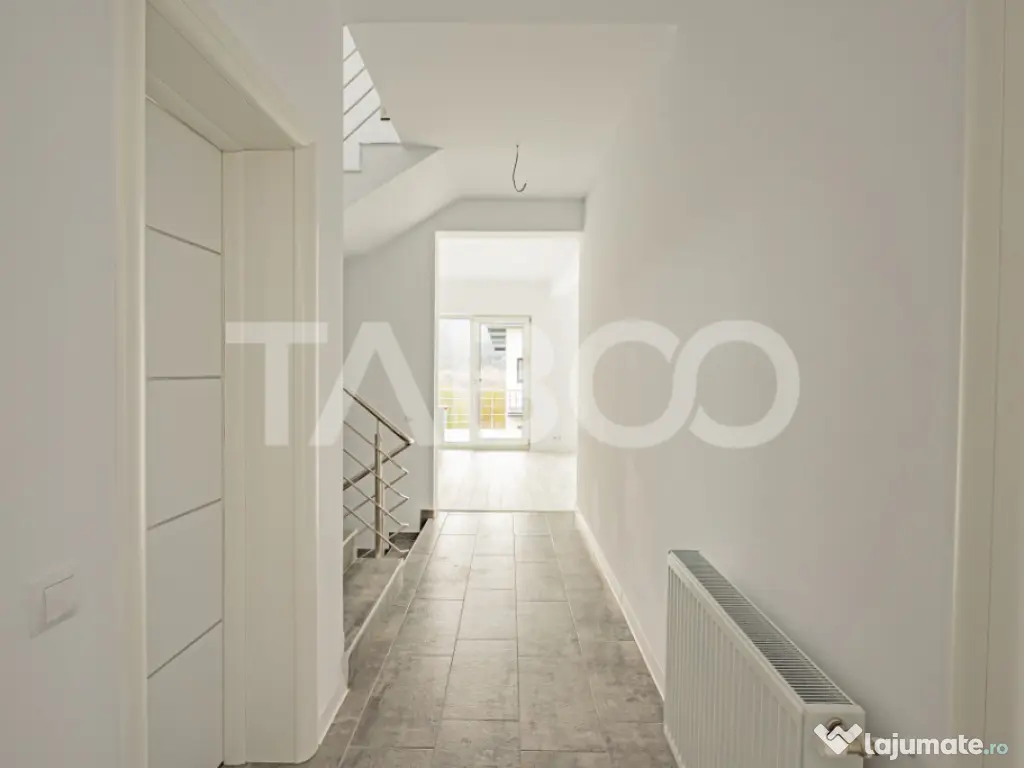 Casa individuala de vanzare 177 mpu 5 camere garaj 3 terase 