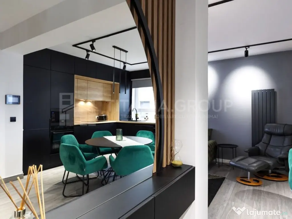 Apartament cu 3 camere, 2 bai, mobilat lux , parcare - zo... 