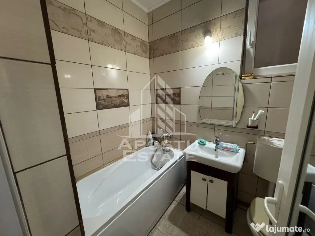 Apartament cu 2 camere, centrala proprie, boxa, Piata Maria