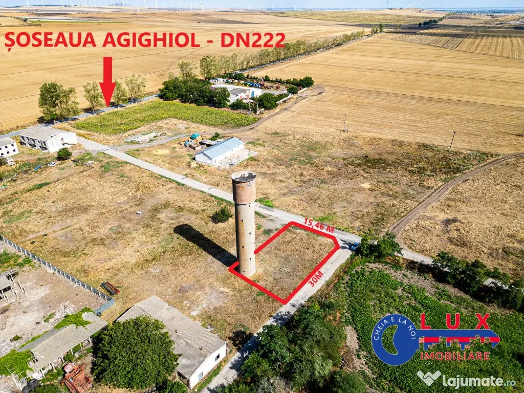 ID 7863 EXCLUSIVITATE - Teren intravilan la 6 minute de Tulcea