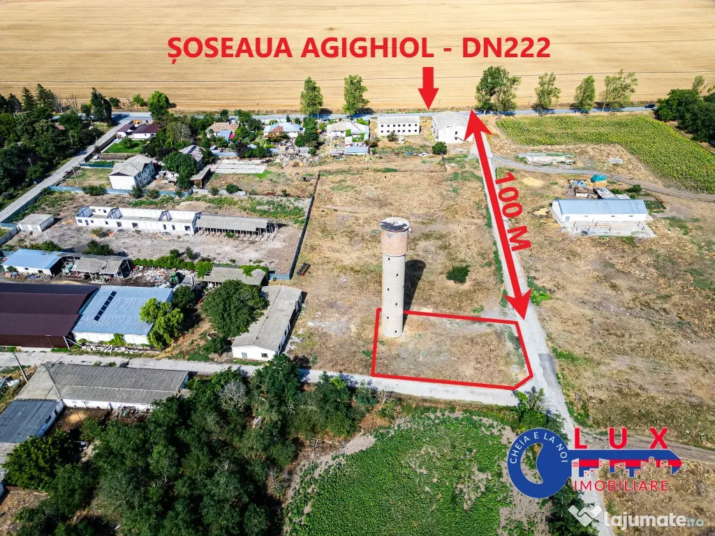 ID 7863 EXCLUSIVITATE - Teren intravilan la 6 minute de Tulcea