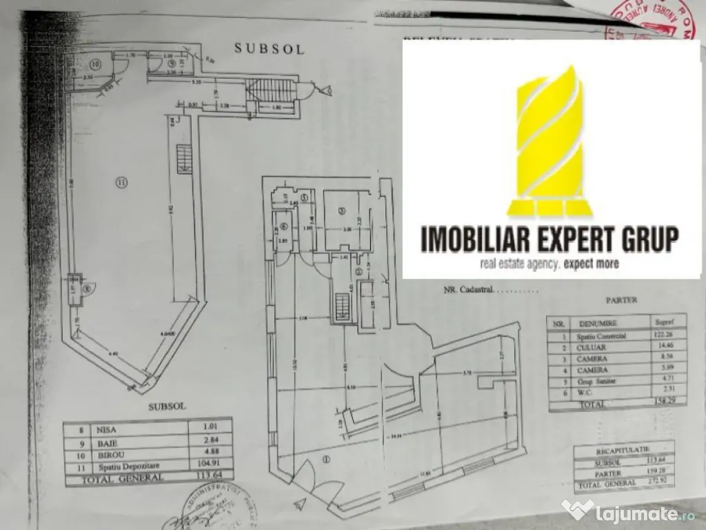 Zona Eroii Revolutiei S+P sp 272 mp vizibilitate buna