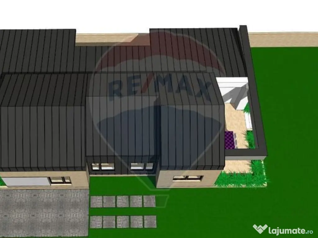 De vânzare teren intravilan cu fundație și proiect de ... 