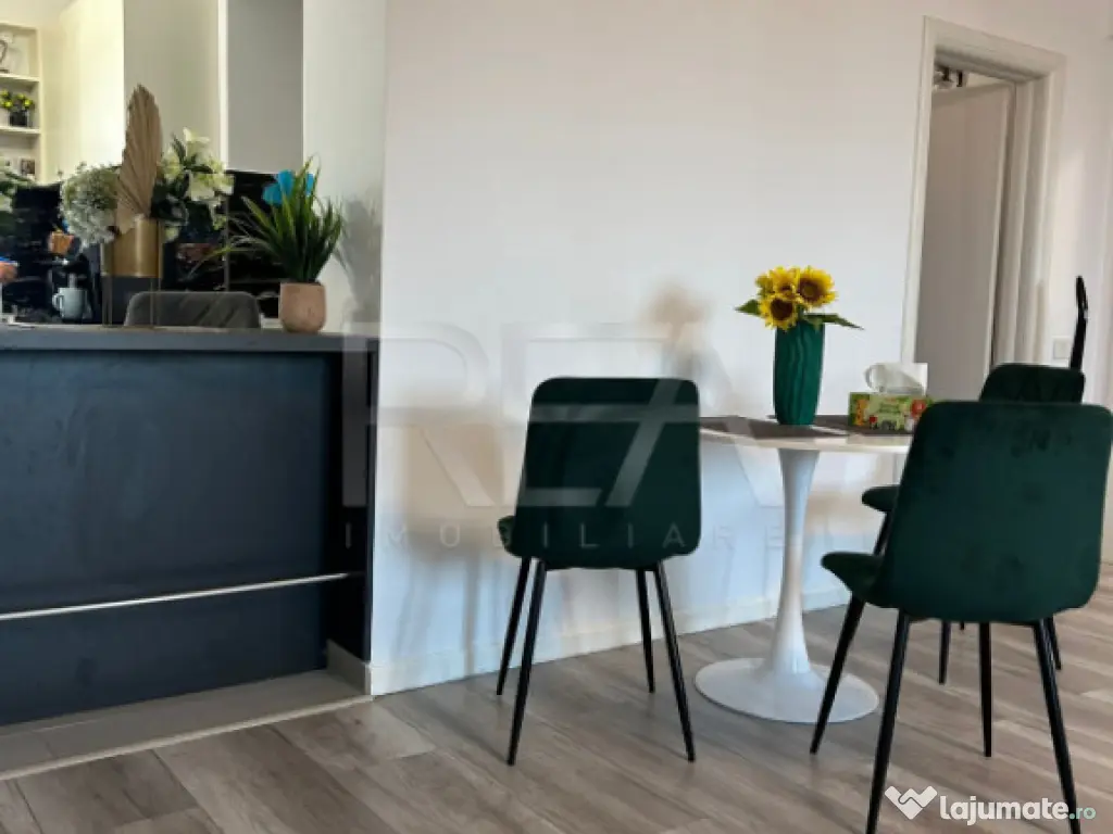 Apartament 3 Camere | Bloc Nou | Finisat și mobilat Modern 