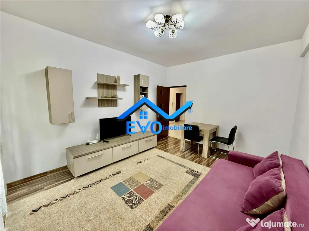 Apartament 2 camere, etajul 1, bloc nou, mobilat si utilat, 