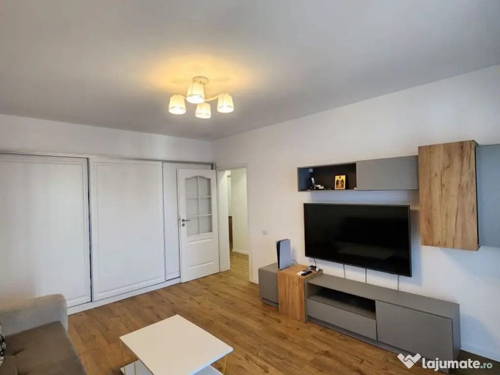 Apartament 2 camere mobilat si utilat Straulesti 