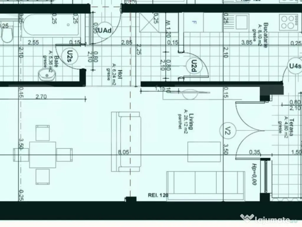 Apartament de vanzare, cu 1 cameră, 38 mp, zona Lipovei