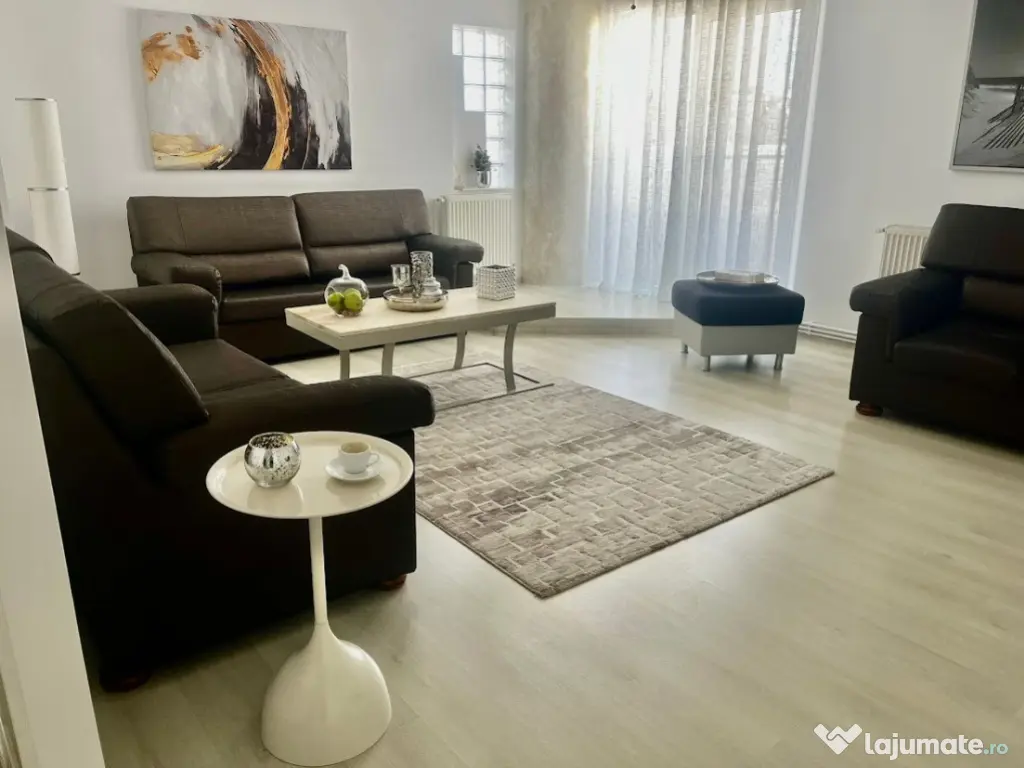 Ap 3 cam. Popa Sapca, mobilat modern, 600 euro 