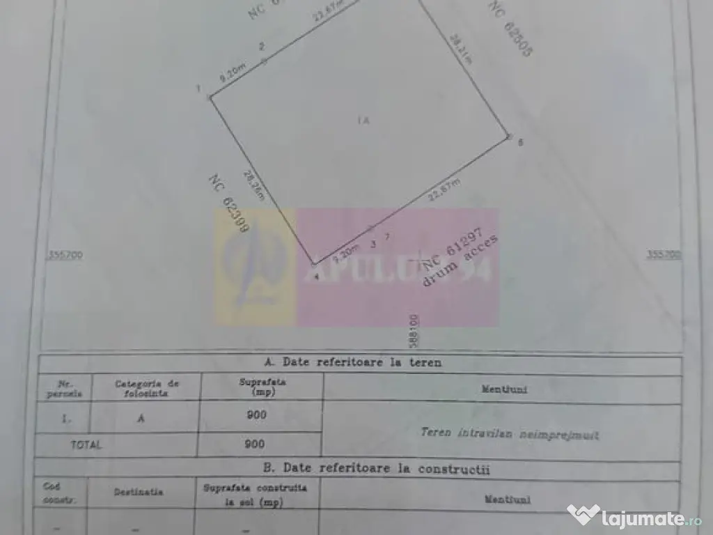 Izvorani - Teren intravilan langa lac | Rezidential P+1E 