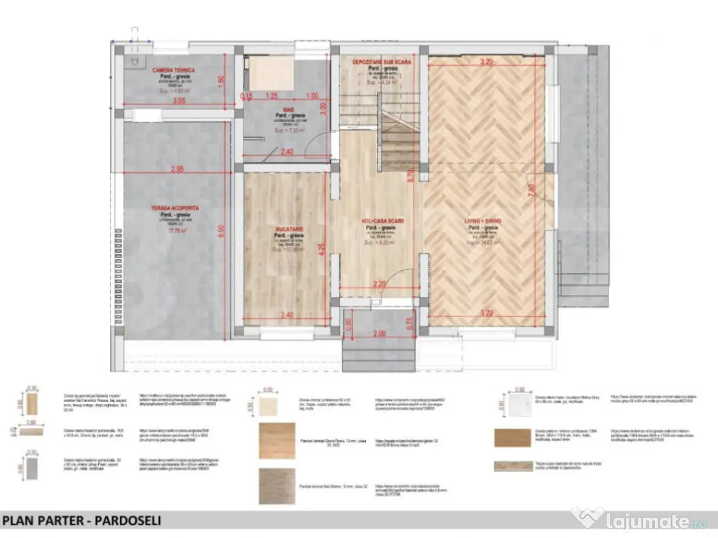 Ansamblu rezidential de 7 case individuale, zona rezidential