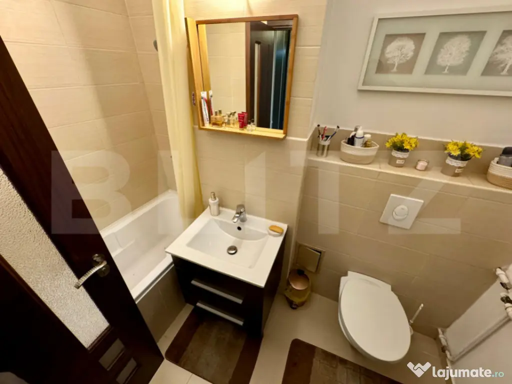 Apartament cu 4 camere, semidecomandat, tip D, 85 mp, Calea