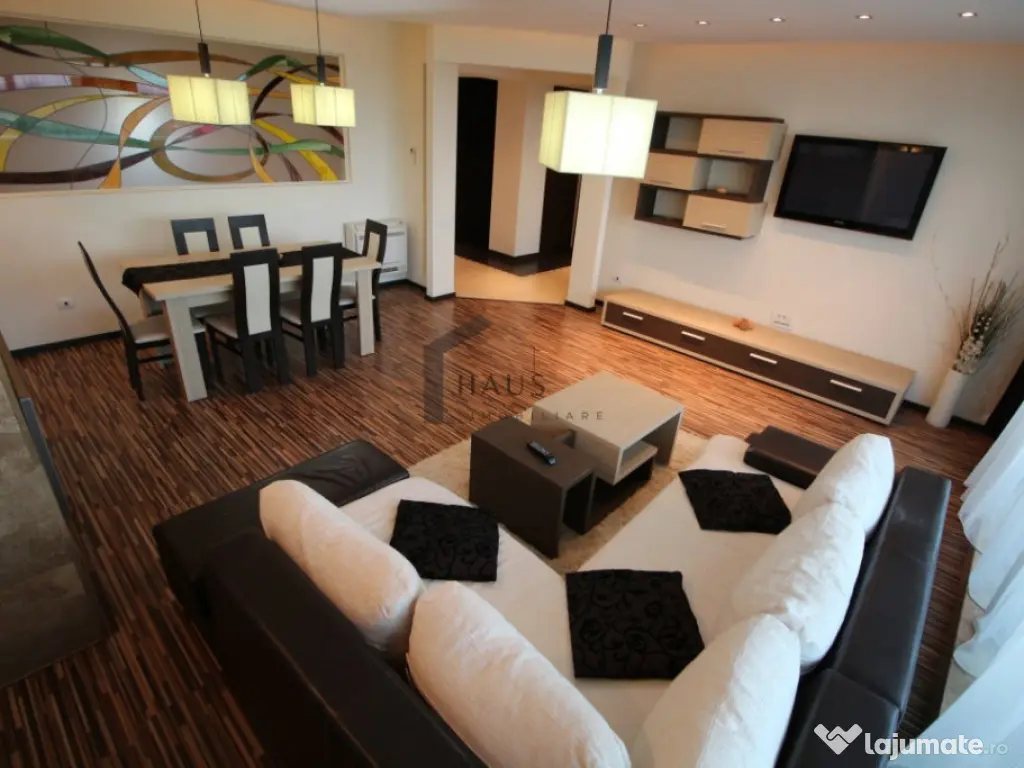 Apartament 3 camere 2 bai lux parcare subterana termen lung