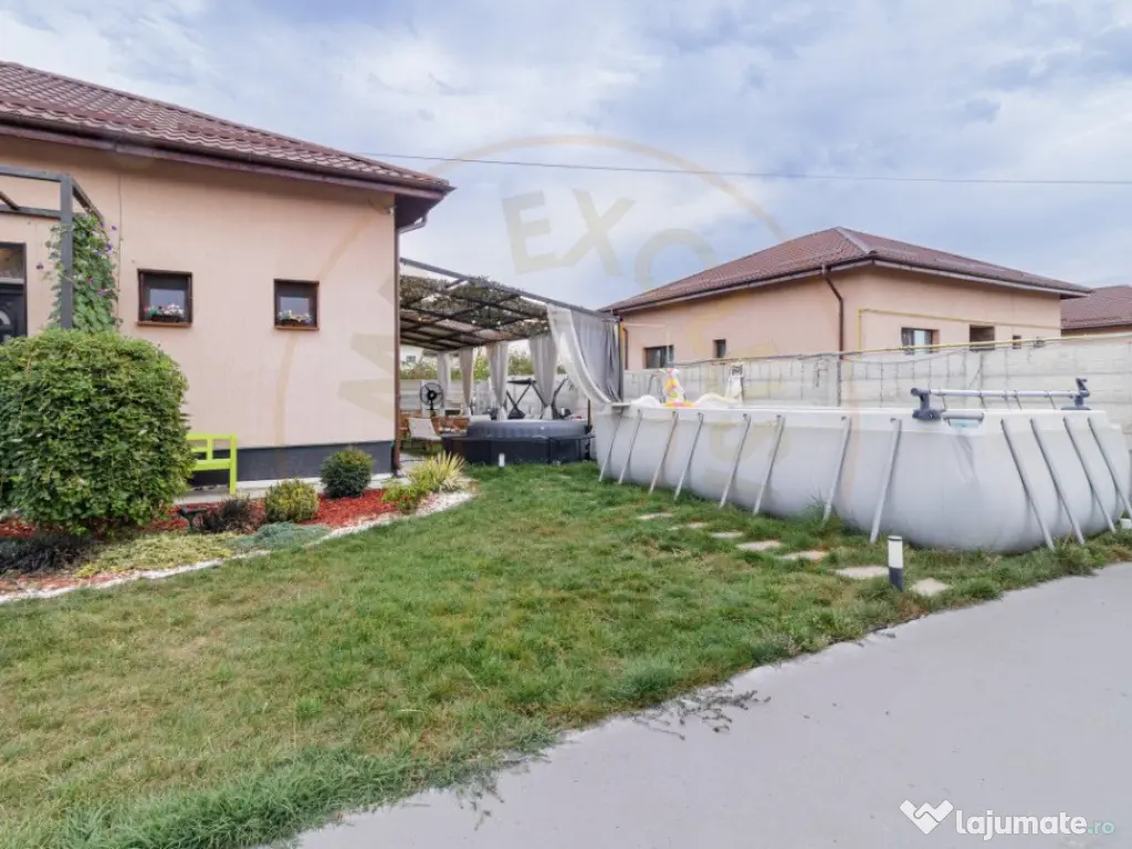 Casa parter complet mobilata cu toate utilitatile trase