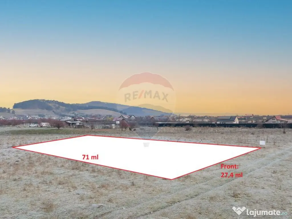 Comision 0 %! Teren 1,952mp Sanpetru, Strada Paraului! 