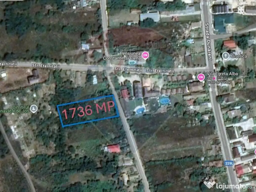 Teren de vanzare , Autorizetie 20 camere + Avize, Dunavat...