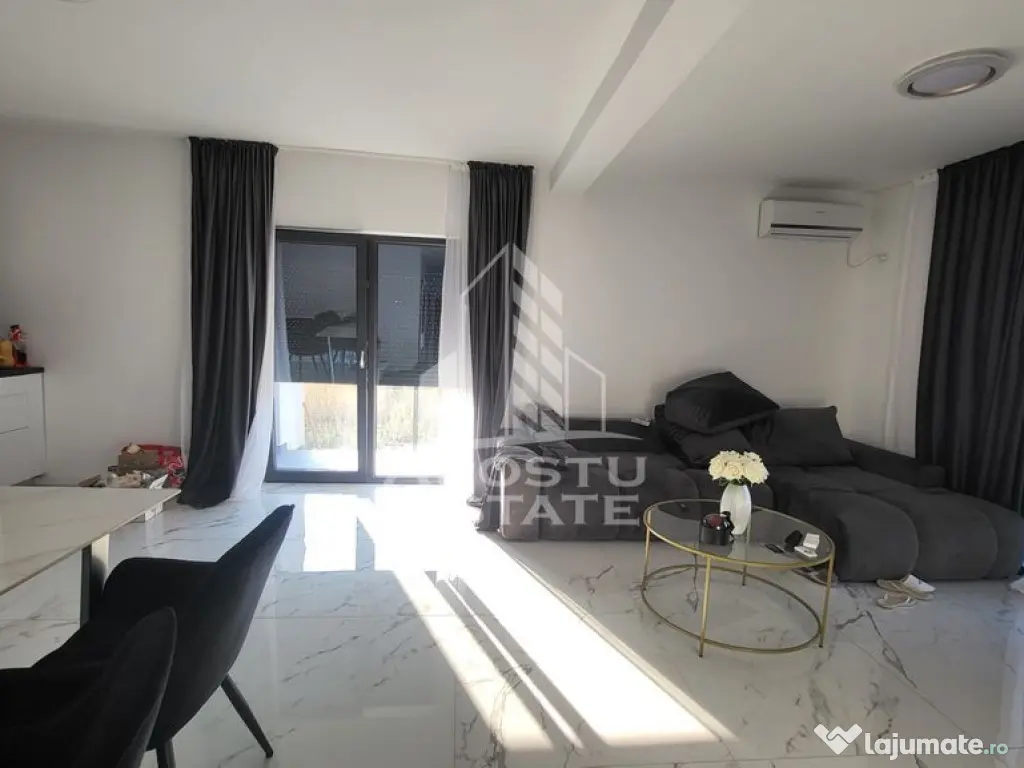 Duplex mobilat si utilat,4camere,Giarmata Mare 