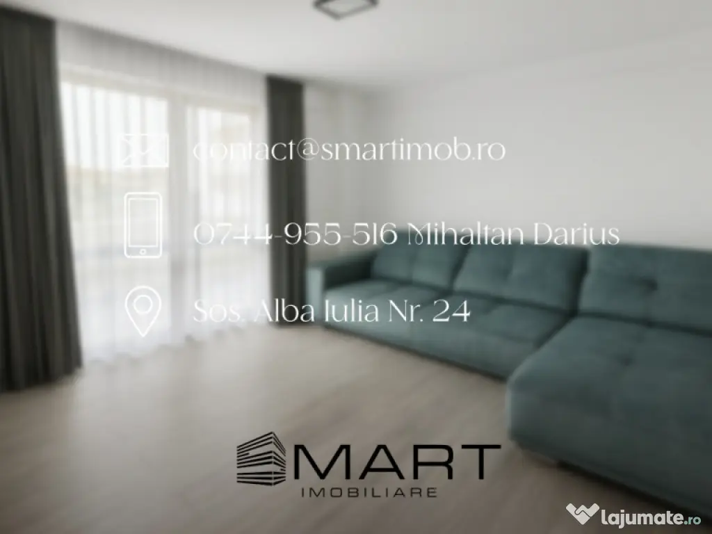 Apartament bloc nou,2 camere, etaj 6 cu lift, loc de parcar 