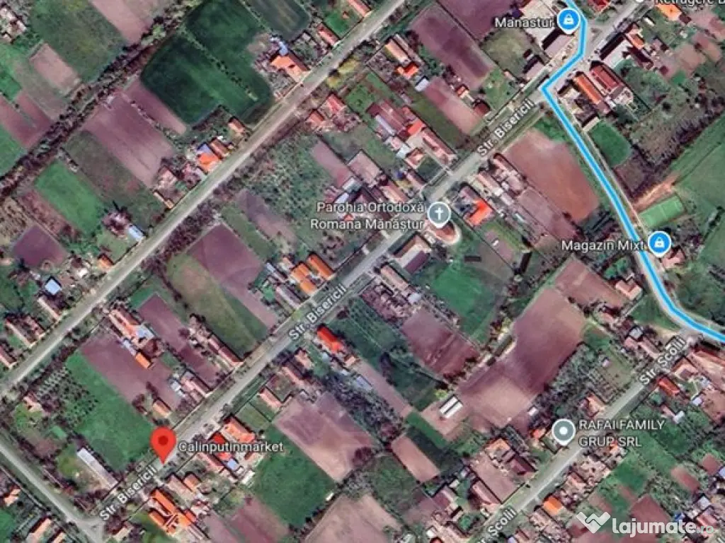 Teren intravilan de vânzare 2,209mp în loc. Mănăștur...