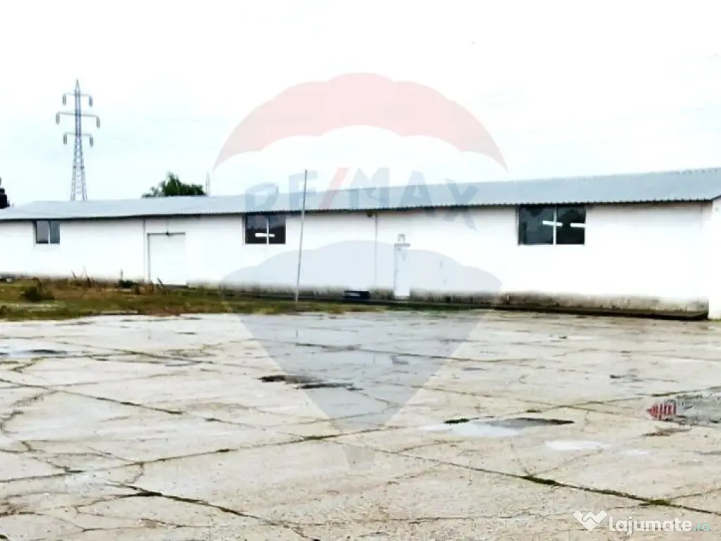 DE INCHIRIAT HALA 450 mp + 1000 mp platou betonat - ISALNITA 
