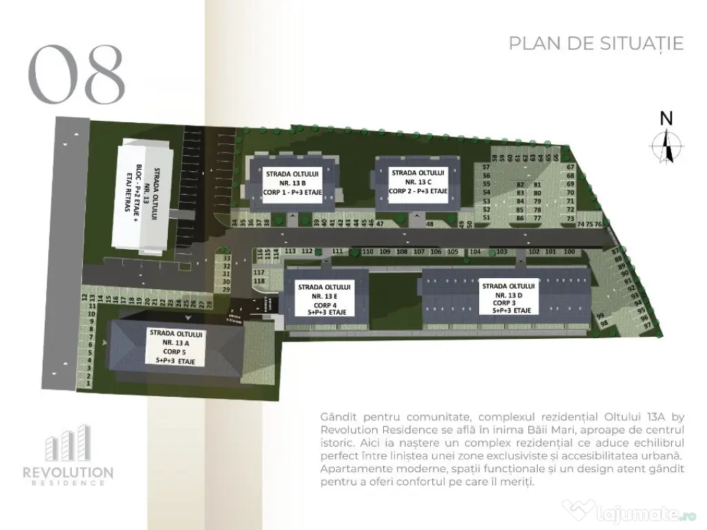 NEW! COMISION 0% - Apartamente cu 2 camere - Oltului 13A, Baia Mare 