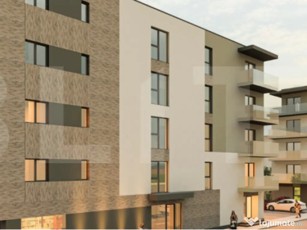 Apartament 2 camere, 43.11 mp, finisat nou, etajul 1, garaj,