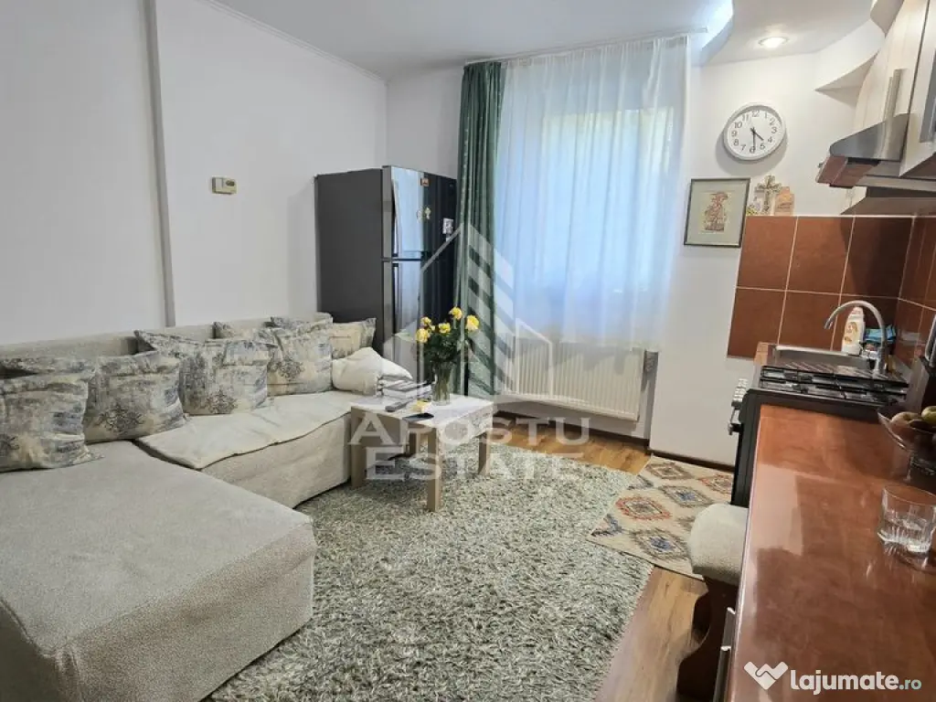 Apartament cu 2 camere, centrala proprie, parter inalt, z...