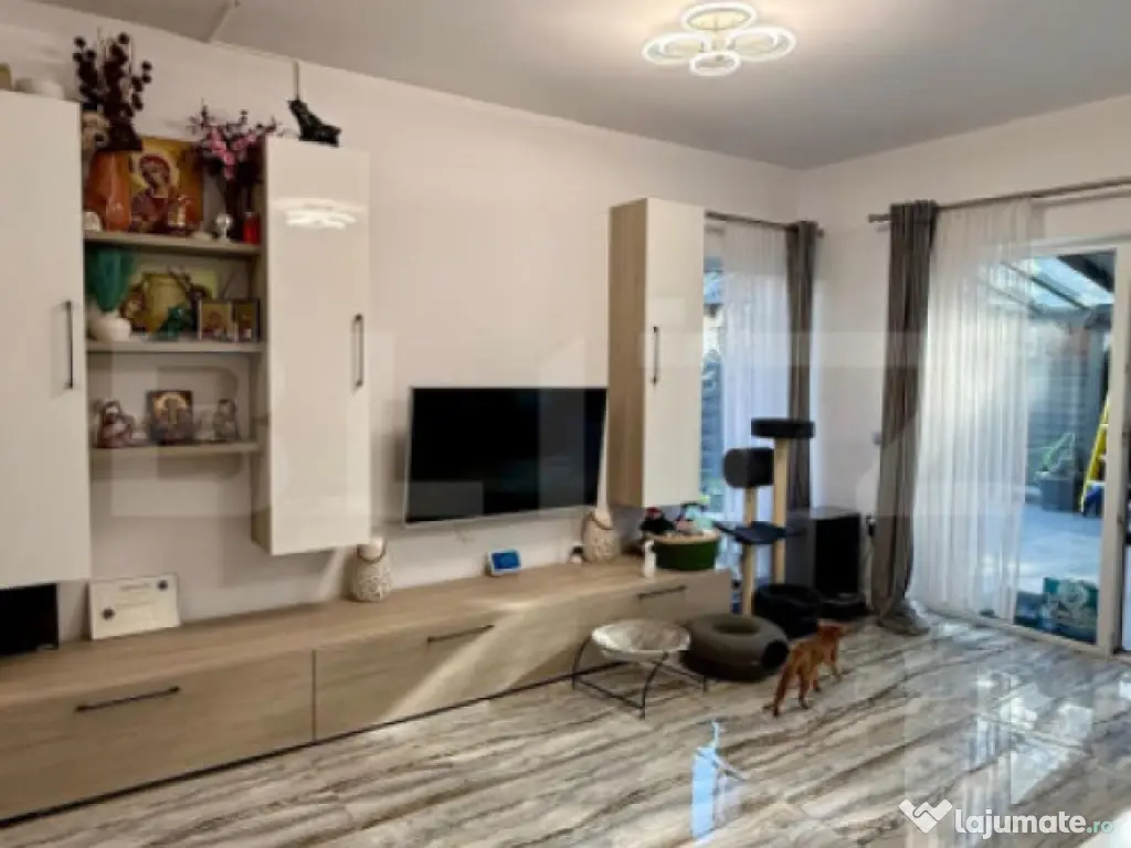 Casa tip duplex mobilat utilat, 4 camere, cartier privat, zo 