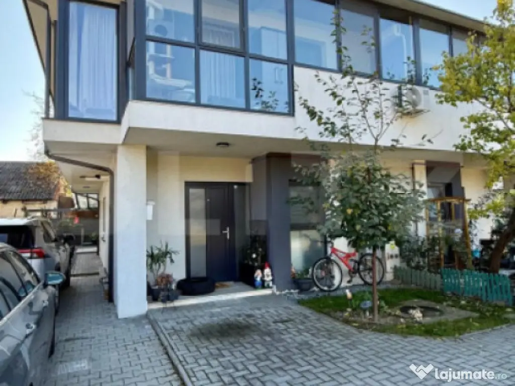 Casa tip duplex mobilat utilat, 4 camere, cartier privat, zo 