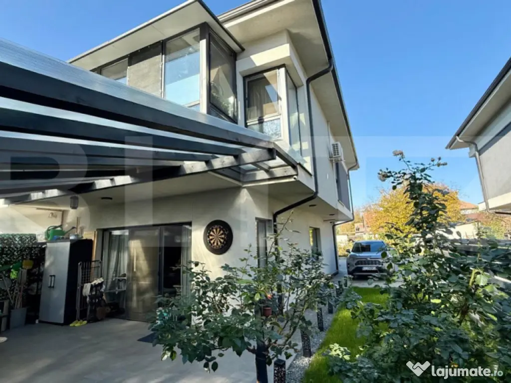 Casa tip duplex mobilat utilat, 4 camere, cartier privat, zo 