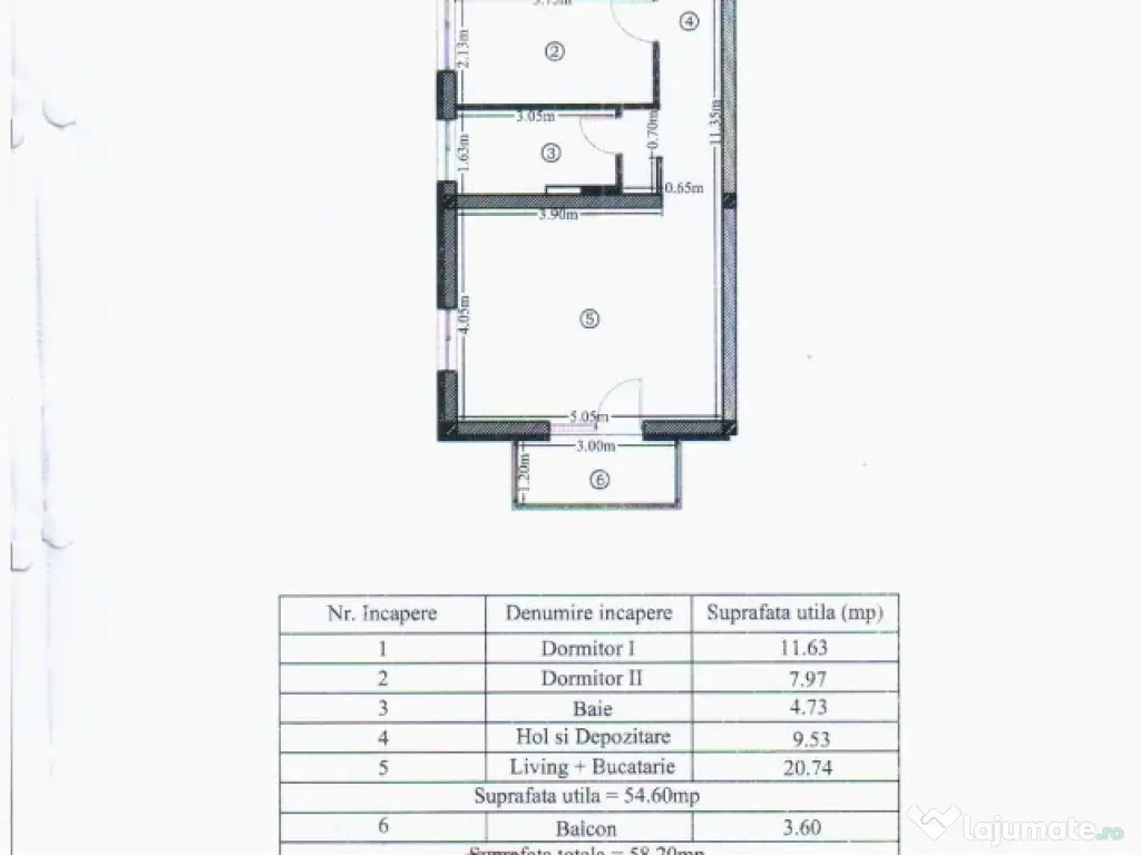 Apartament 3 camere | Etaj 2 | Mobilat & utilat | Roca Village 