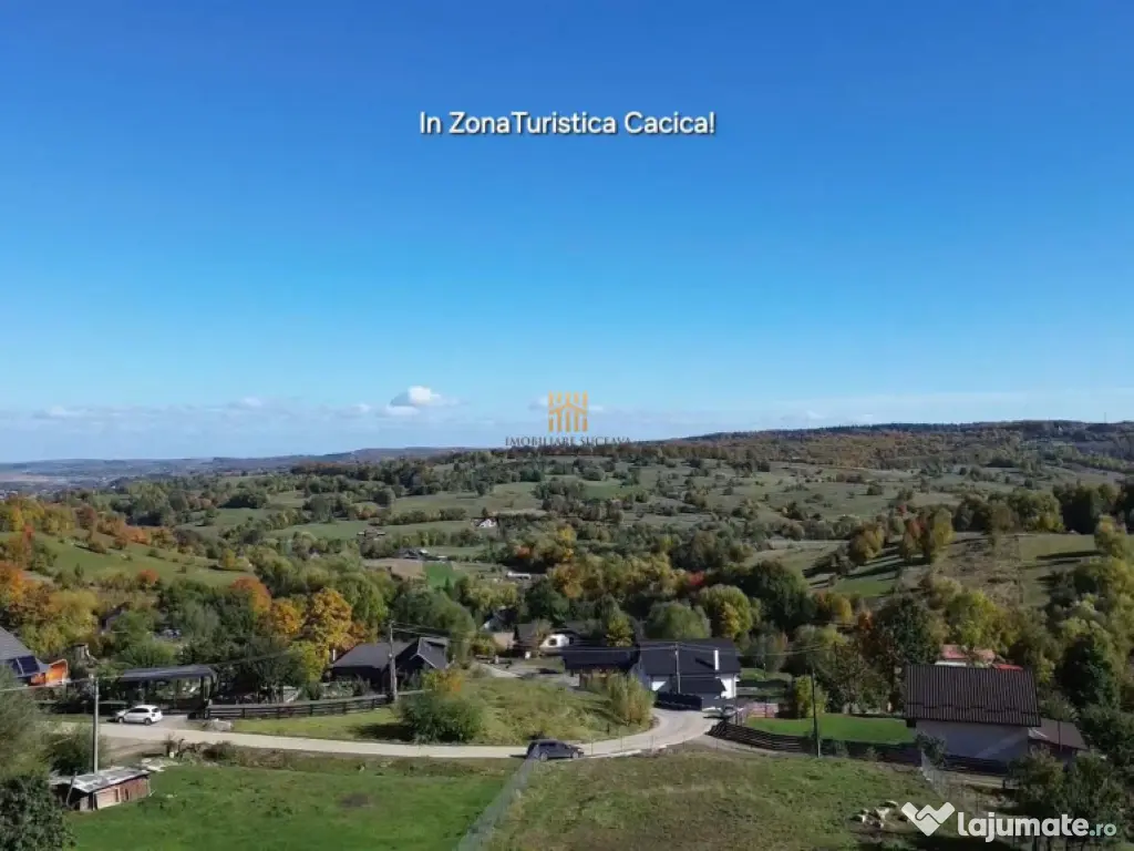 Teren intravilan 3500 mp Zona turistica Cacica Bucovina! 
