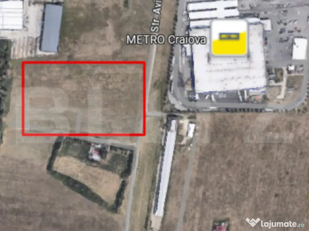 Teren intravilan – Zona Metro, suprafață 12.418 mp – P