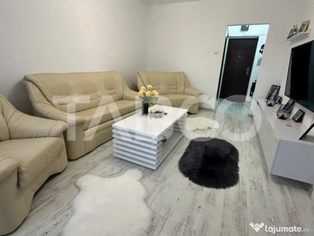 Apartament 2 camere cu balcon de inchiriat zona Rahovei Sibi