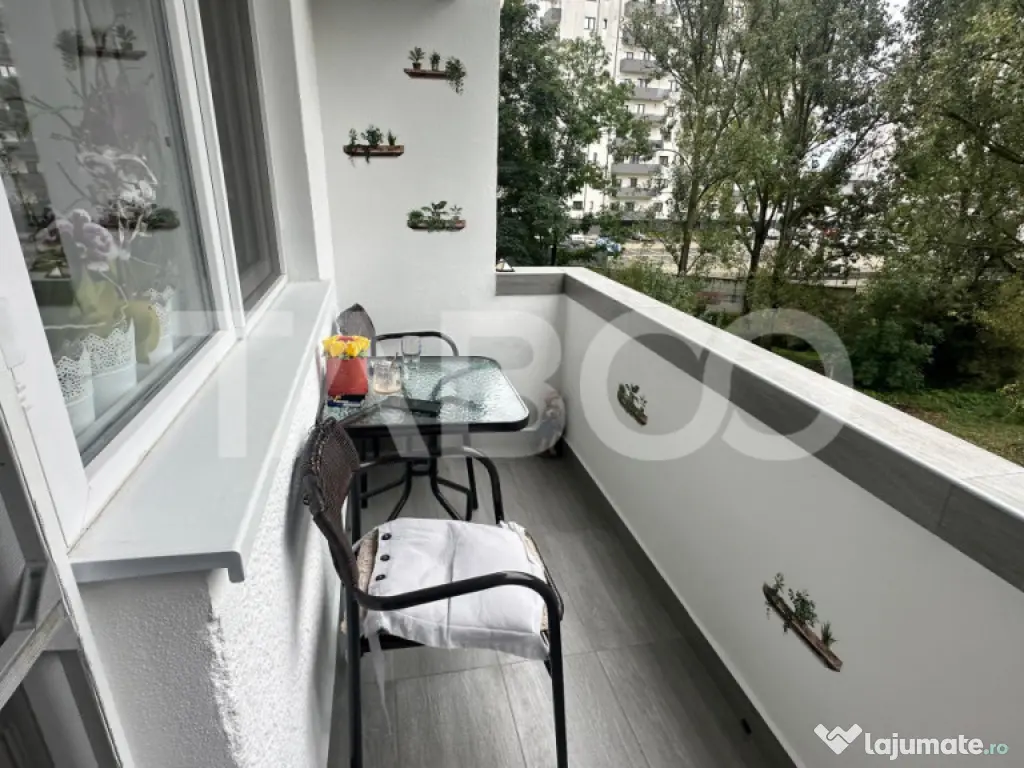 Apartament 2 camere cu balcon de inchiriat zona Rahovei Sibi