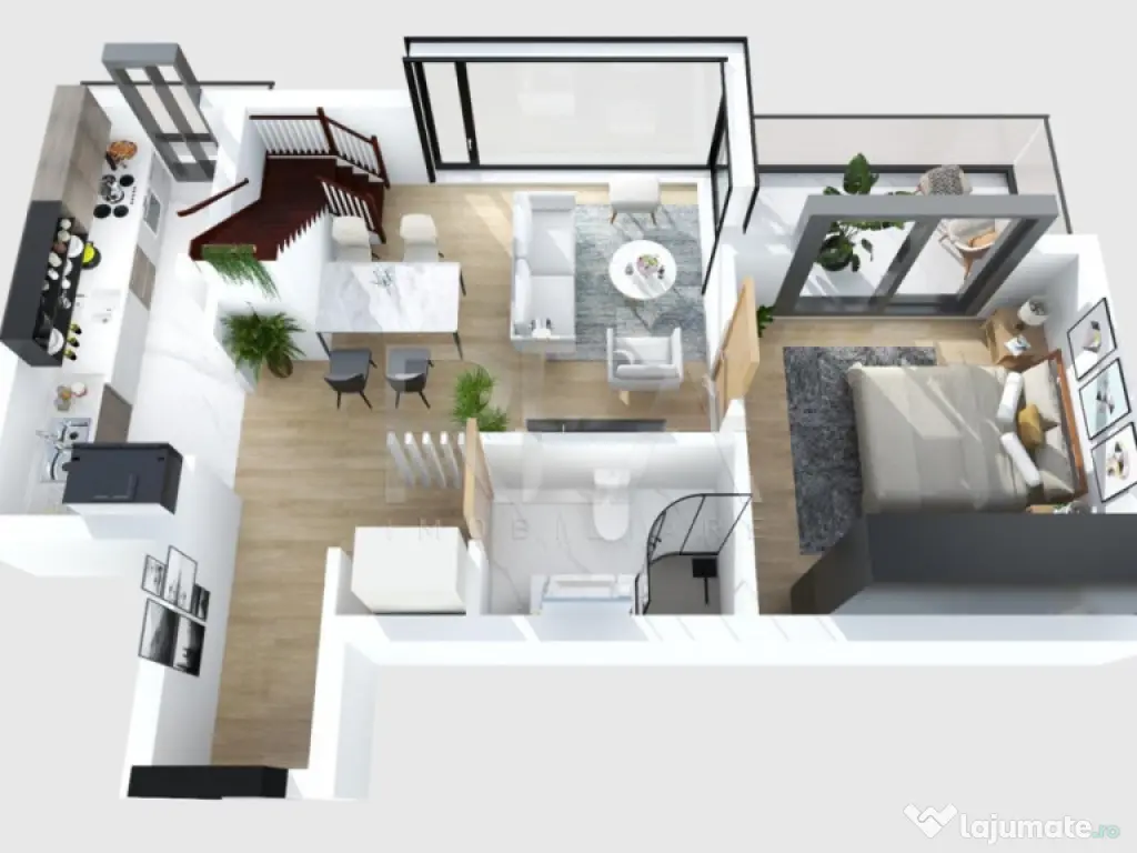 Duplex 4 camere Ultracentral - Mosilor la 8 min Metrou 