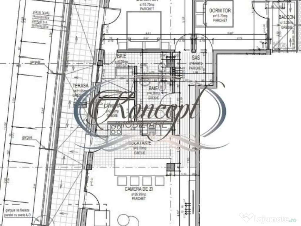 Apartament cu parcare subterana si terasa, cartierul Somesen