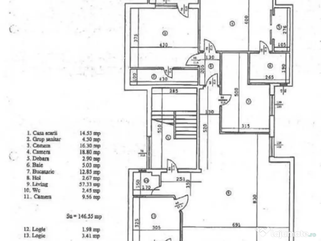 Spatiu cu destinatie de birouri cu chirias existent 