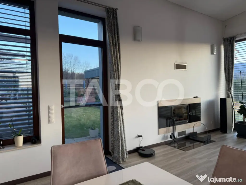 Casa individuala 1 nivel 190 mp 5 camere curte 819 mp Cisnad