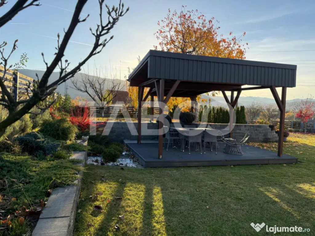 Casa individuala 1 nivel 190 mp 5 camere curte 819 mp Cisnad