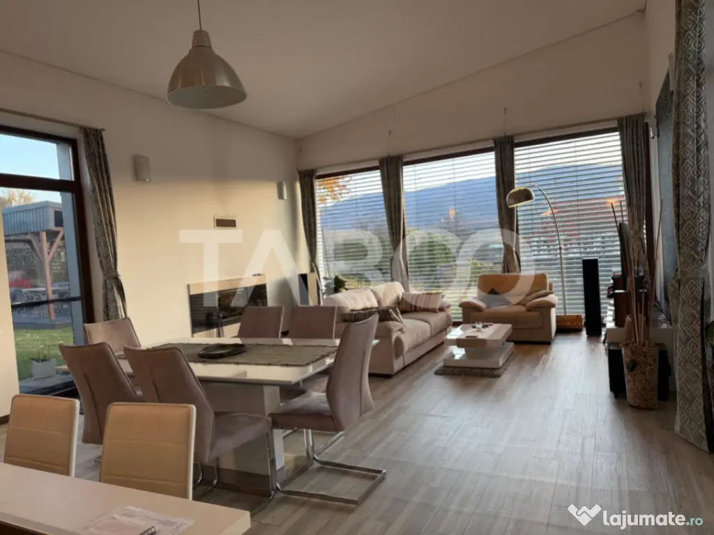 Casa individuala 1 nivel 190 mp 5 camere curte 819 mp Cisnad