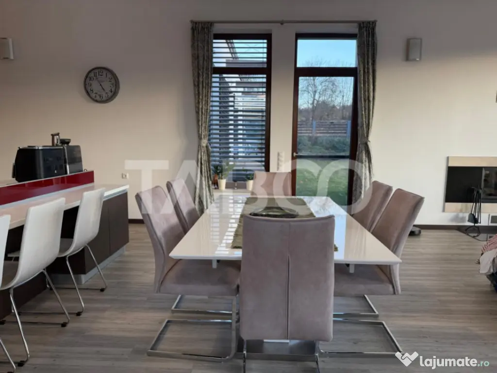 Casa individuala 1 nivel 190 mp 5 camere curte 819 mp Cisnad